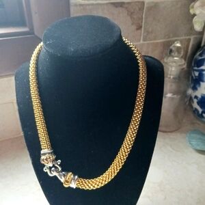 Goldtone necklace